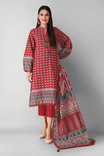 Alk21411 Red Khaadi Winter 2021